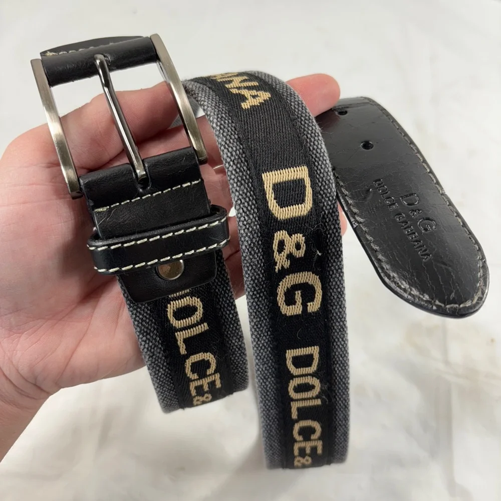 Dolce and Gabbana Leather & canvas vintage